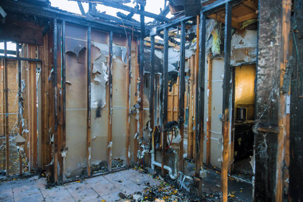 Professional Fire Damage Assessment technician working in Montgomery, PA
